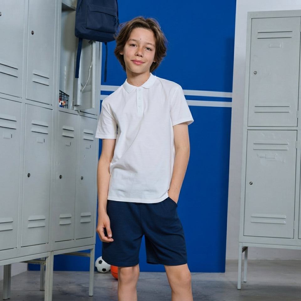 Sinsay Boy's Navy Pack Of 2 Drawstring Shorts