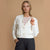 Sinsay Women's Cream Patch Chest Pocket with Golden Buttons Jacket