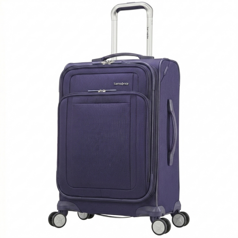 Samsonite Navy Softshell Spinner Suitcase with Telescopic Handle | Samsonite in Lebanon
