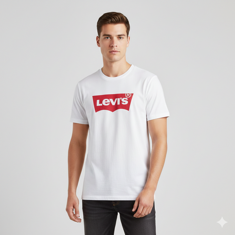 Levi's Men's White Graphic T-Shirt | Levi's in Lebanon