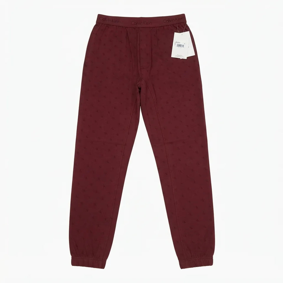 Calvin Klein Men's Red Modern Cotton Logo Pajama Bottom