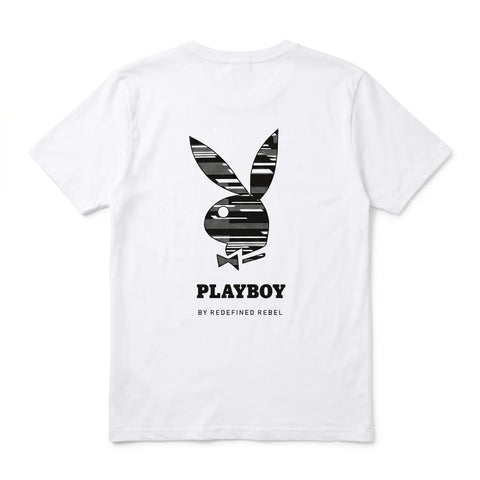 Redefined Rebel Men's White Playboy T-Shirt | Redefined Rebel In Lebanon