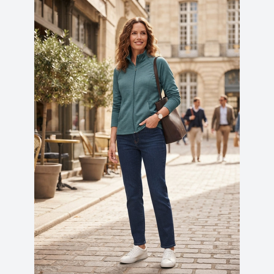 32 Heat Women's Teal Active Jacket