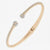 Givenchy Women's Cubic Zirconia Crystal Stone Gold-Tone Cuff Bracelet