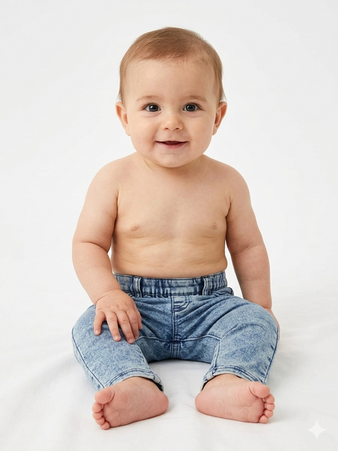 Sinsay Baby Boys’ Light Blue High-Stretch jeans | Sinsay in Lebanon