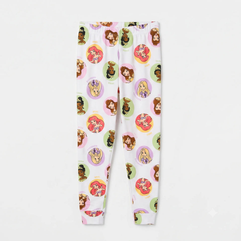 Disney Girl's Multicolor Princess Printed Sweatpant|Disney In Lebanon