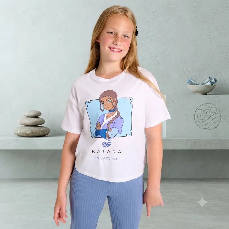 Sinsay Girl's White Printed Short Sleeve T-Shirt