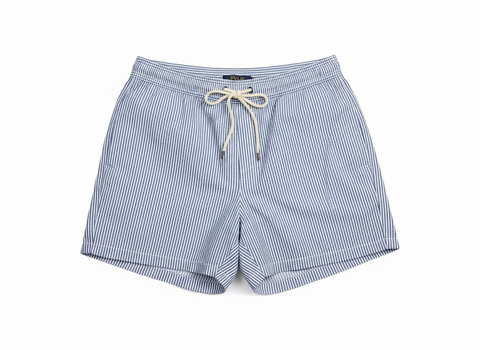 Polo Ralph Lauren Men's Blue and White Striped  Swim Shorts | Polo Ralph Lauren in Lebanon