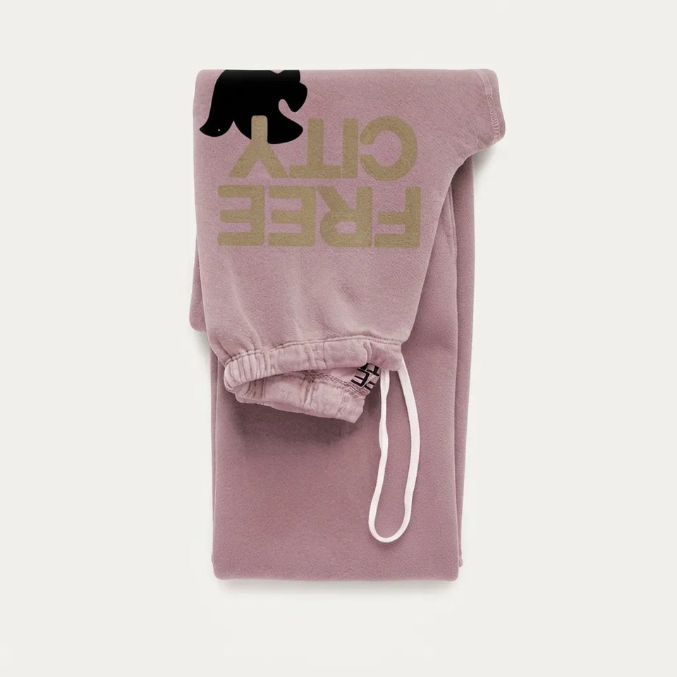FREECITY Women's Light Purple Sweatpants