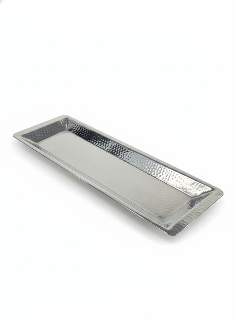 Lucky Tiger Stainless Steel Rectangular Tray  (34757020FHH)