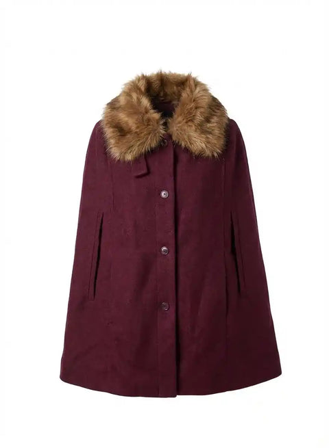 Vero Moda Women's Plum Wool Coat | Vero Moda In Lebanon