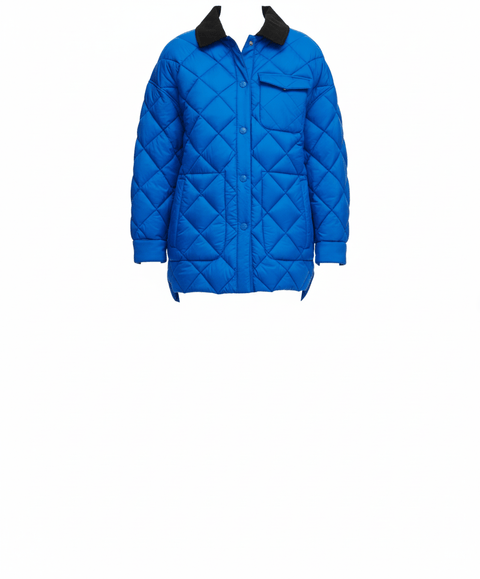 Calvin Klein Jeans Women's Blue Puffer Buttoned Jacket | Calvin Klein Jeans in Lebanon