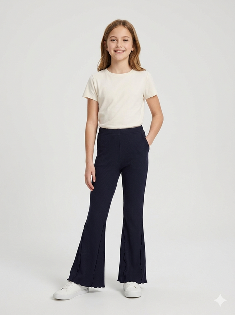 Sinsay Girls’  Ribbed Flared Leggings | Sinsay in Lebanon