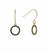 Giani Bernini Women's Black Spinel Circle Drop Earrings