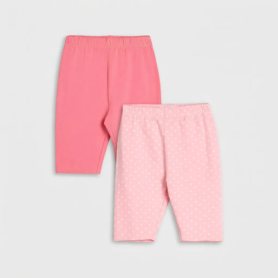 Sinsay Girl's Multicolor 2-Pack Capri Cycling Shorts
