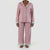 Munki Munki Women's Pink Flannel Classic Pajama Set