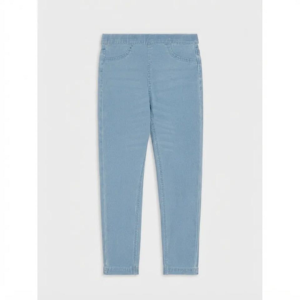 Sinsay Girl's Light Blue Pull Up Skinny Jeans