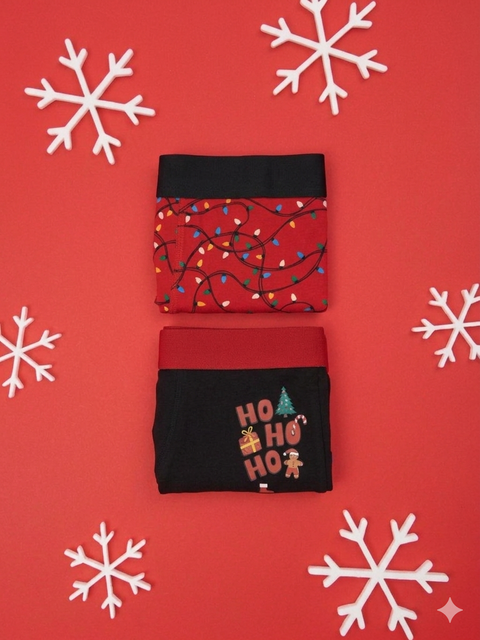 Sinsay Men's Black & Red 2 Pack Classic Boxers | Sinsay In Lebanon