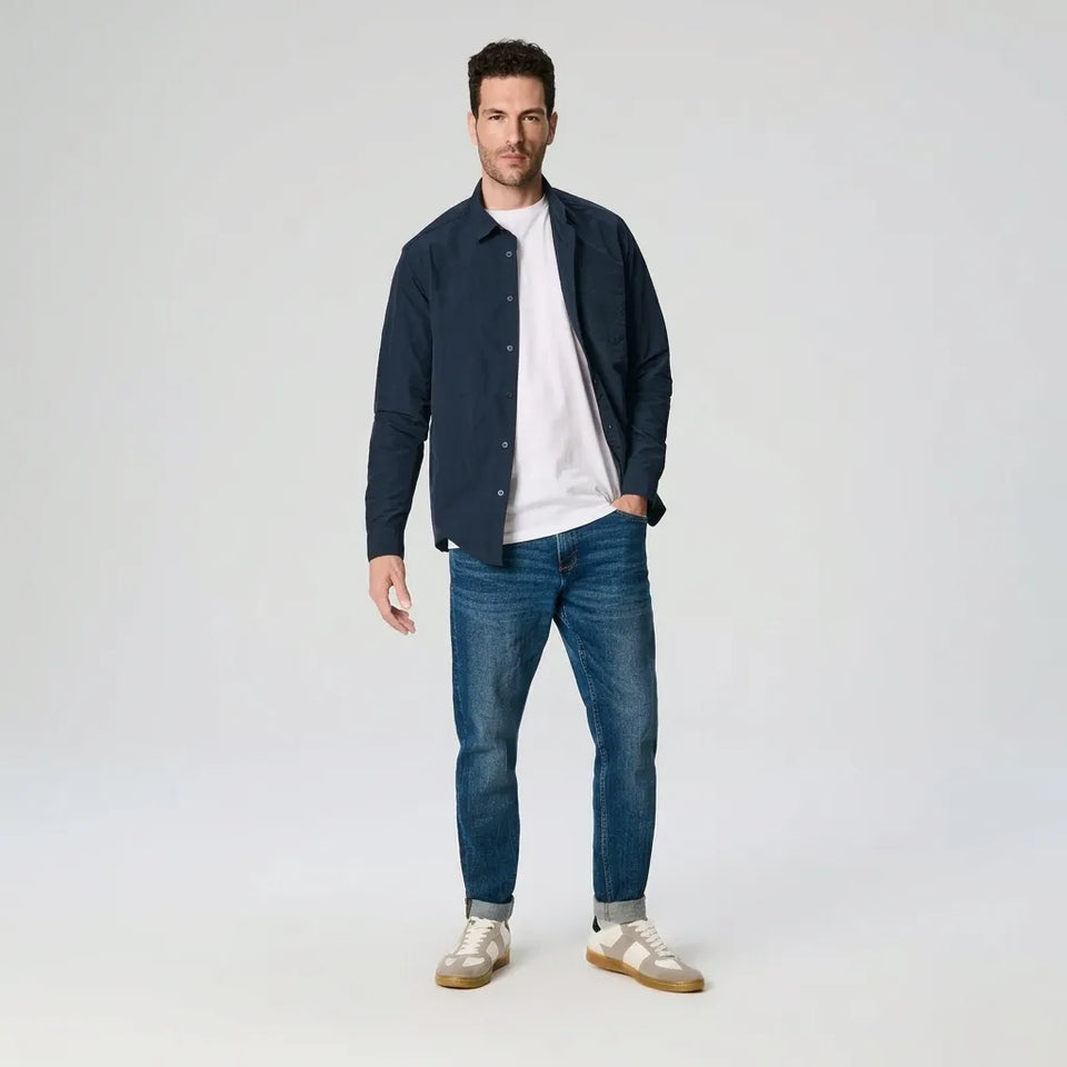 Sinsay Men's Navy Basic Shirt