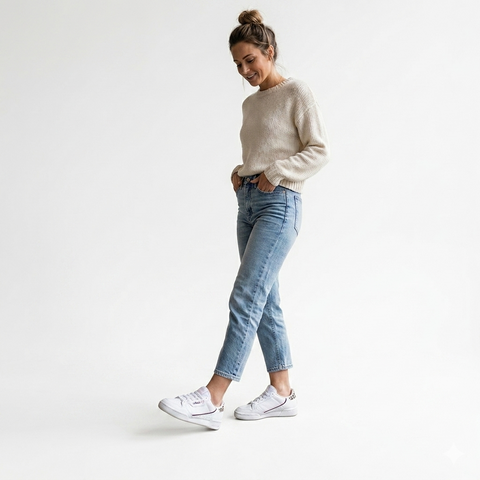 Adidas Women Sneaker White & Leopard Print Sneacker | Adidas in Lebanon