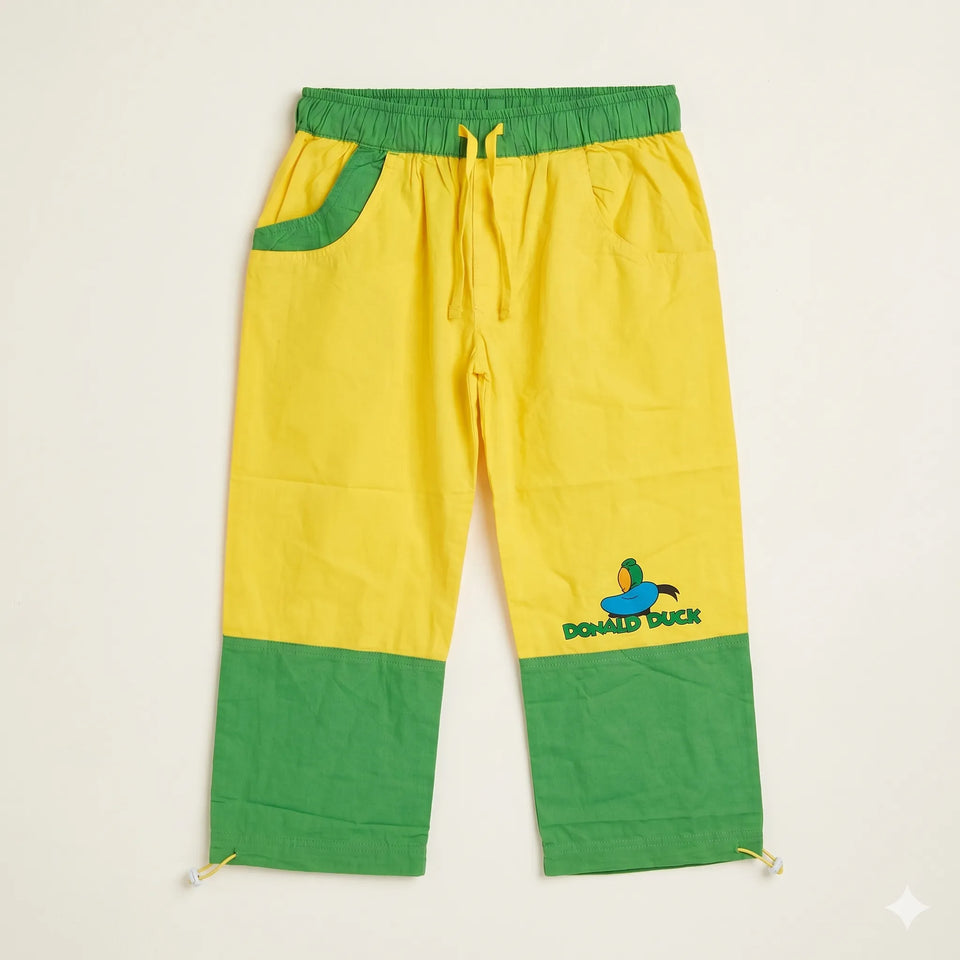 Max & Ile Disney Boy's Yellow/Green Disney Donald Duck Pants| Max & Ile in Lebanon