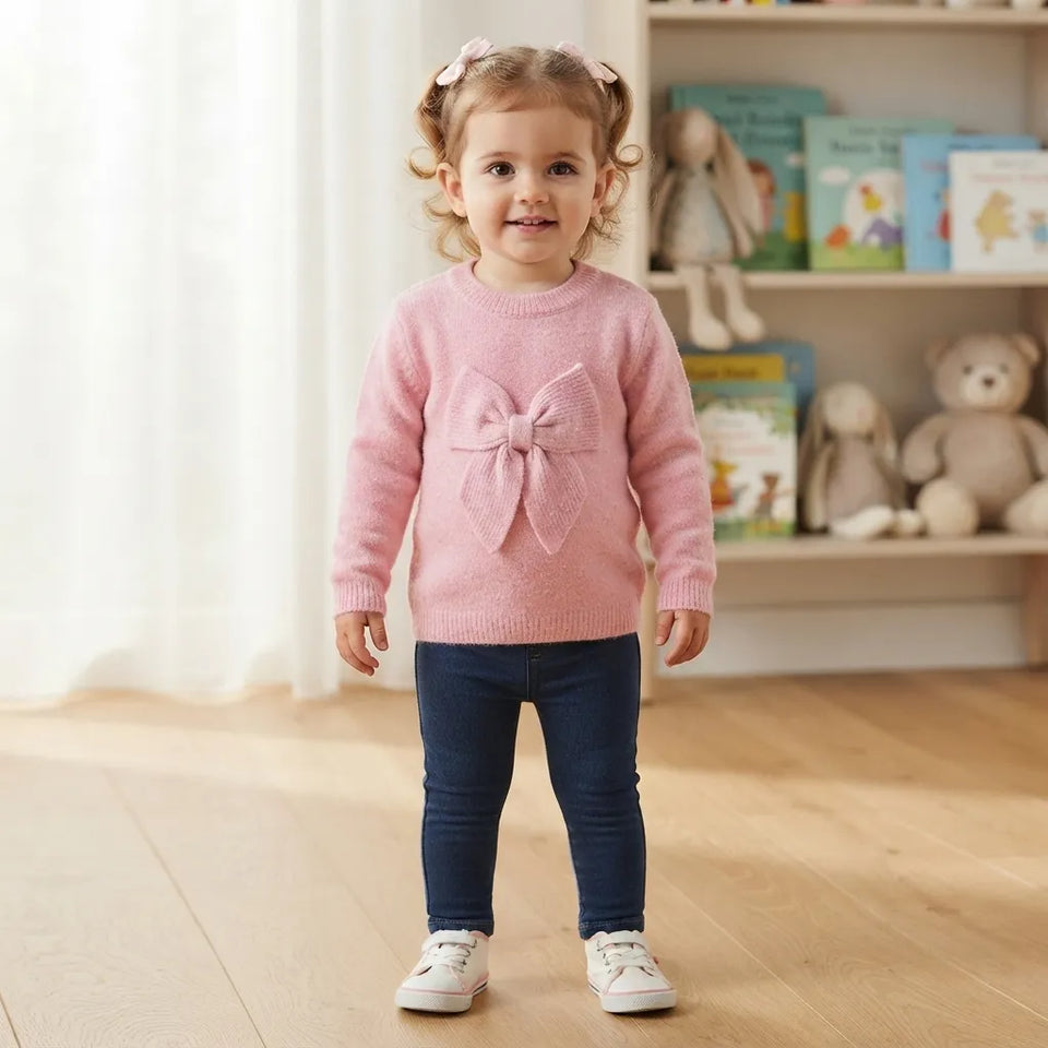 Sinsay Girl's Pink Bow Blouse