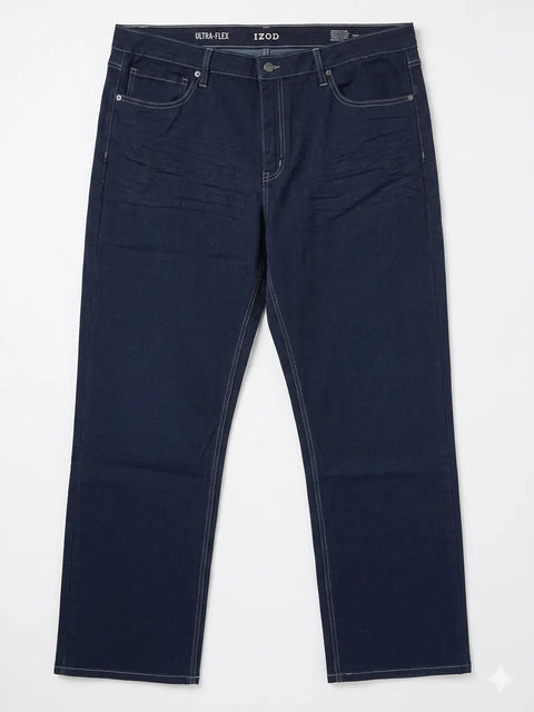 IZOD Men's  Dark Indigo Wash Ultra-Flex Straight Fit Jeans   | IZOD in Lebanon