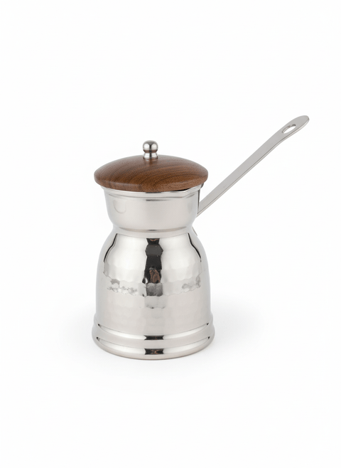 Lucky Tiger Stainless Steel Coffee Pot With Wood Lid 2 (0791BCWP)
