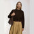 Sinsay Women's Dark Brown Plain Sweater