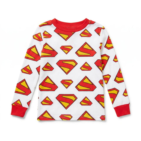 DC Studios Baby Boy's White /Red Superman Blouse   | DC Studios in Lebanon