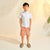 Sinsay Boy's White Basic Chest Pocket Shirt