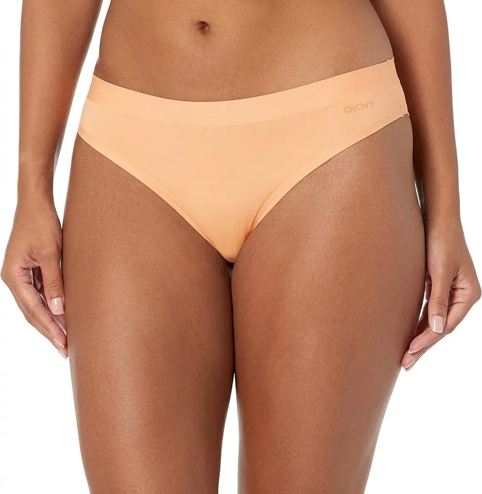DKNY Women's Light Orange Active Comfort Thong Brief