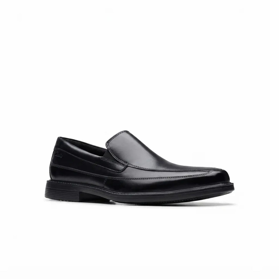 Clarks Men's Black Leather Cosgrove Free Dress Loafer