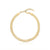 A gold-toned snake chain choker necklace with a lobster clasp and extender chain, displayed on a clean white background.