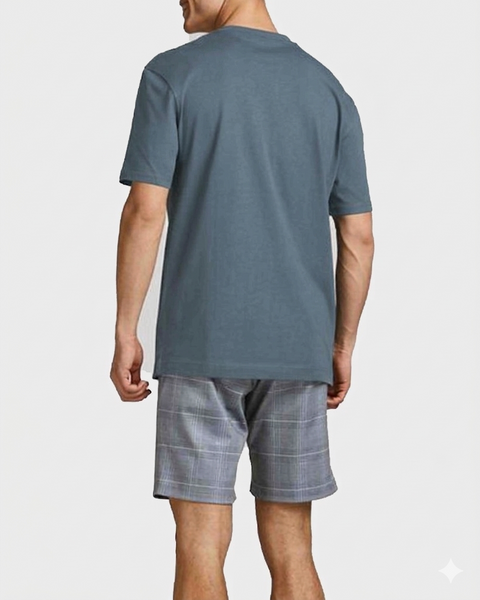 Jack & Jones Men's Slate Grey Crew Neck Short Sleeve T-Shirt | Jack & Jones in Lebanon