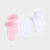 Sinsay Baby Girl's Pink & White 3-Pack Ruffled Trim Ankle Socks