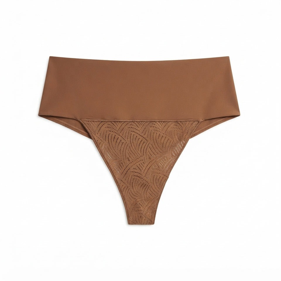 Maidenform Women's Brown Lace Briefs