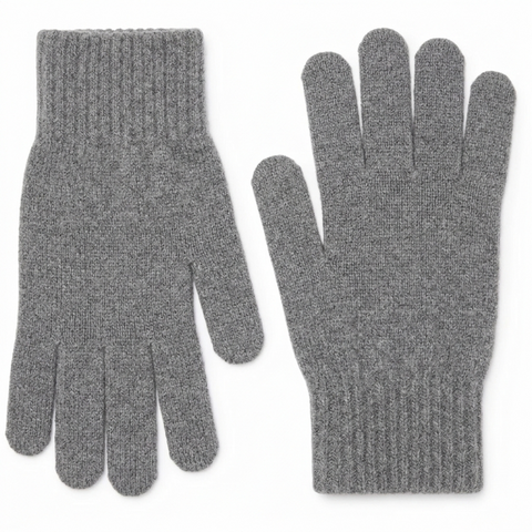 Celio Men's Heather Gray Knitted Gloves |Celio In Lebanon