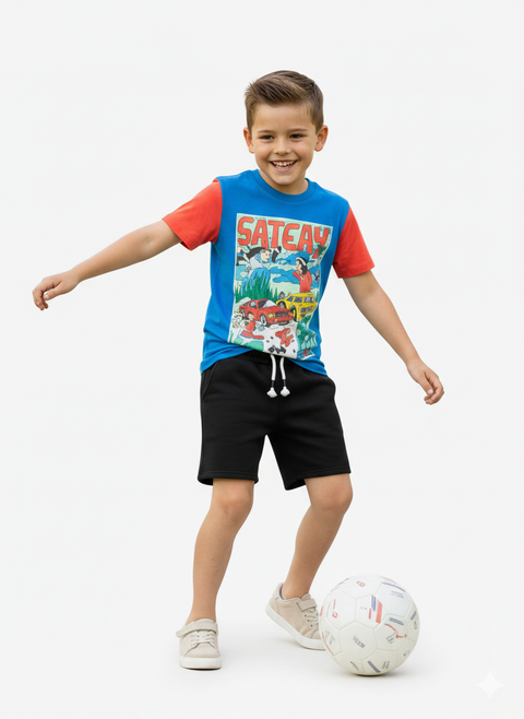 Cat & Jack Boy's Black Fleece Shorts | Cat & Jack in Lebanon