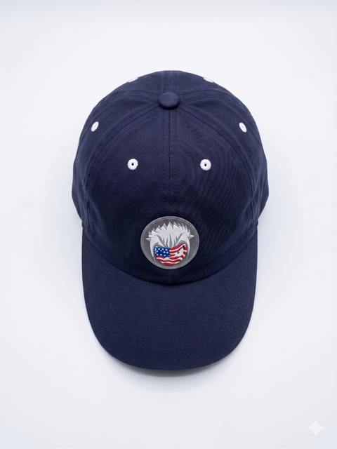 No Rules Men Navy Blue USA Flag Graphic Patch Baseball Hat | No Rules in Lebanon
