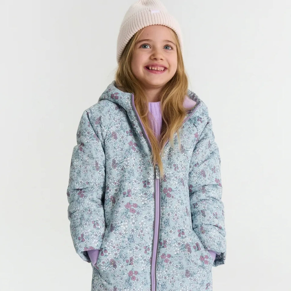 Sinsay Girl's Multicolor Floral Printed Jacket