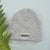 Sinsay Boy's Light Grey Plain Ribbed "SUPERHERO IN TRAINING" Printed Beanie