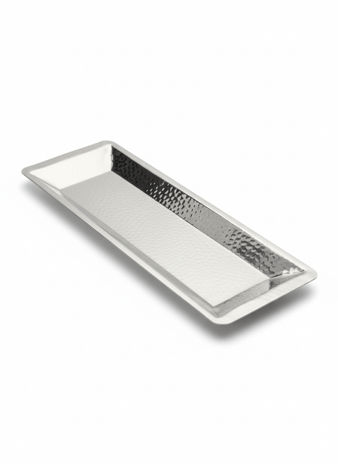 Lucky Tiger Stainless Steel Rectangular Tray  (34755020FHH)