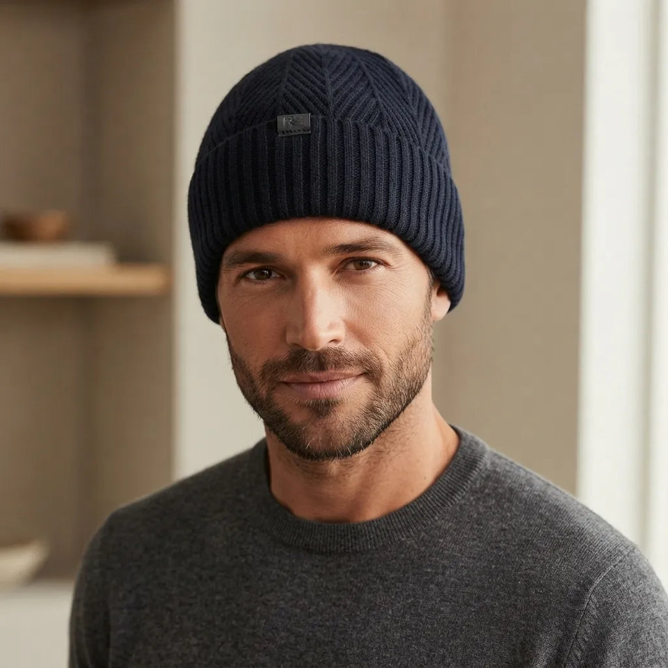 Reaction Kenneth Cole Men's Black Knit Hat