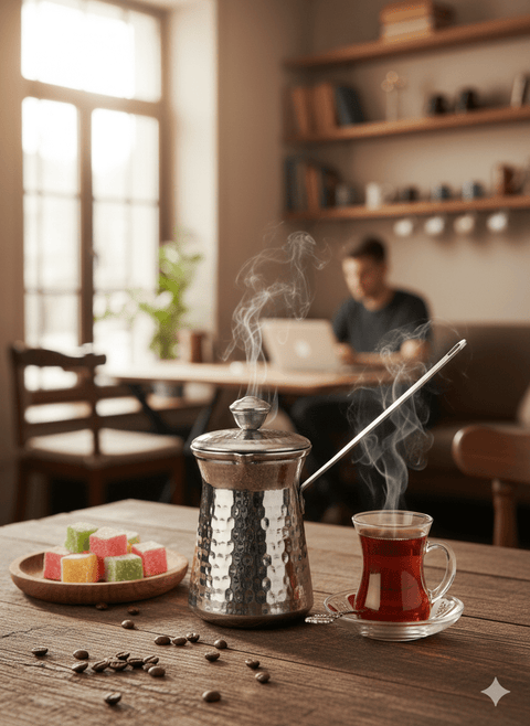 Lucky Tiger Stainless Steel Coffee Pot With Lid 1 (2292)