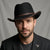 Scala Men's Black & Brown Crushable Wool Felt Outback Hat