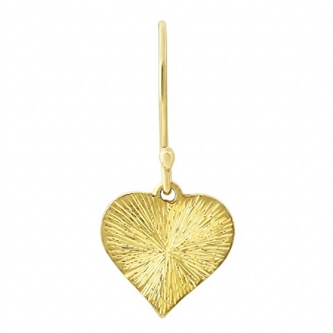 Giani Bernini Women's Gold Textured Heart Drop Earrings|Giani Bernini In Lebanon