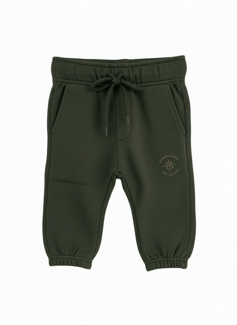 POMPdeLUX Baby Boy's Green Sweatpants |POMPdeLUX in Lebanon