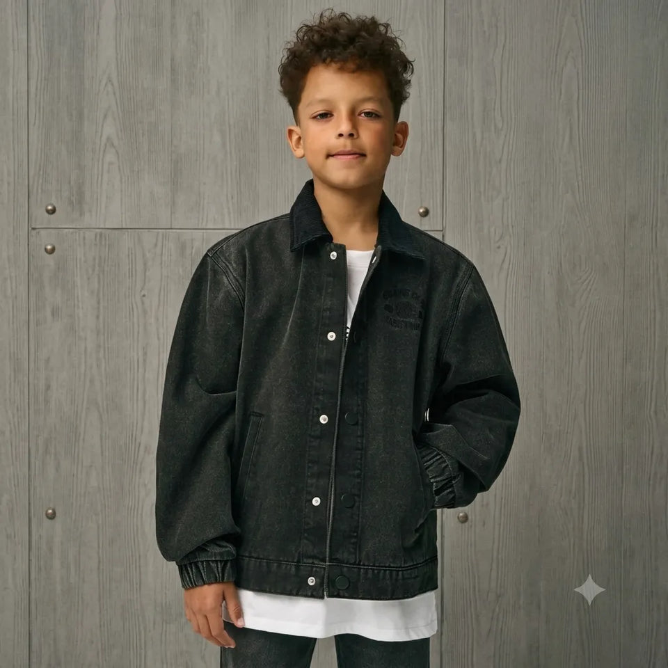 Sinsay Boy's Black Long Sleeve Jacket