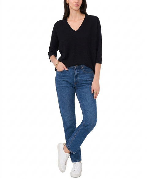 Vince Camuto Women's Oversized V-Neck Fine Knit Sweater | Vince Camuto in Lebanon